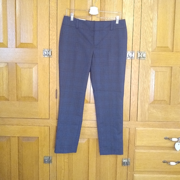 Calvin Klein dark plaid modern ankle pant - Picture 3 of 10